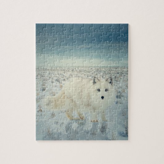 Arctic Fox Legpuzzel (Verticaal)
