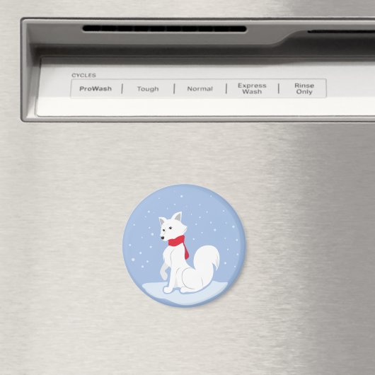 Arctic Fox Magneet (Insitu (Vaatwasser))