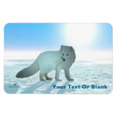 Arctic Fox Magneet (Horizontaal)