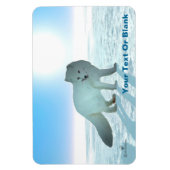 Arctic Fox Magneet (Verticaal)