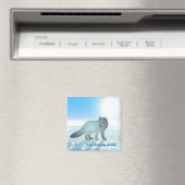 Arctic Fox Magneet (Insitu (Vaatwasser))