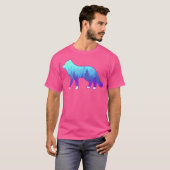 Arctic Fox met landschapsdierenprint Arctic Fox T-shirt (Voorkant volledig)