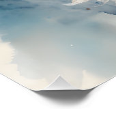 Arctic Fox no 1 Glanzend Poster (Hoek)