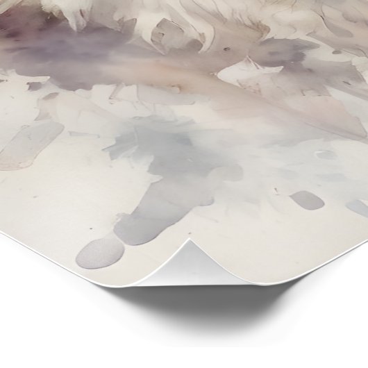 Arctic Fox no 2 Glossy Poster (Hoek)