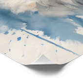 Arctic Fox no 4 Glanzend Poster (Hoek)