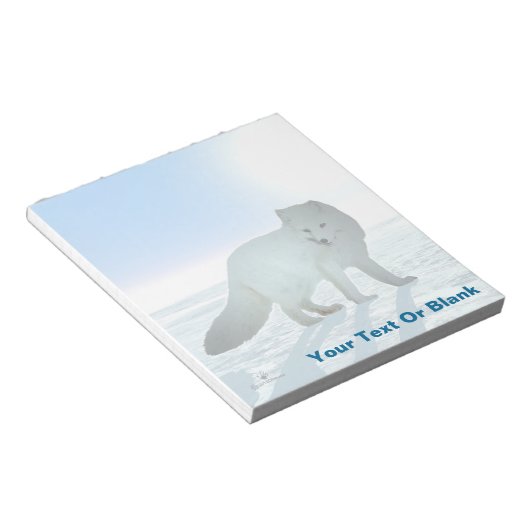 Arctic Fox Notitieblok (Schuin)