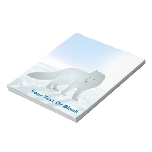 Arctic Fox Notitieblok (Linkerzijde)