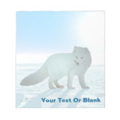 Arctic Fox Notitieblok (Voorkant)