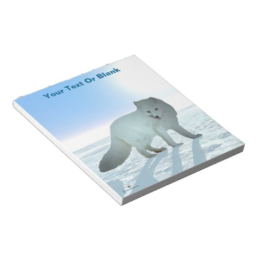 Arctic Fox Notitieblok (Schuin)