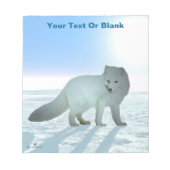 Arctic Fox Notitieblok (Voorkant)