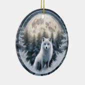 Arctic Fox Ornament (Rechts)