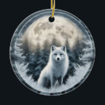 Arctic Fox Ornament<br><div class="desc">Een poolvos ornament perfect voor de kerstboom!</div>