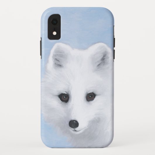Arctic Fox Painting - Originele Wildlife Art Case-Mate iPhone Case (Achterkant)