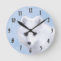 Arctic Fox Painting - Originele Wildlife Art
