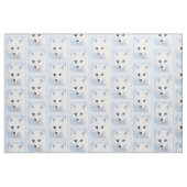 Arctic Fox Painting - Originele Wildlife Art Stof (Fat Quarter)