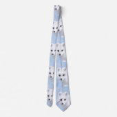 Arctic Fox Painting - Originele Wildlife Art Stropdas (Achterkant)