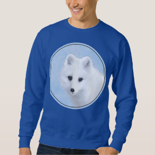 Arctic Fox Painting - Originele Wildlife Art Trui