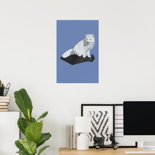 Arctic Fox Poster (Thuiskantoor)