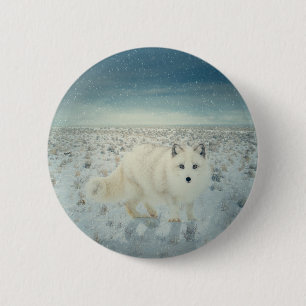 Arctic Fox Ronde Button 5,7 Cm