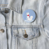 Arctic Fox Ronde Button 5,7 Cm (In situ)