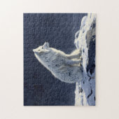 Arctic Fox schilderij Legpuzzel (Verticaal)