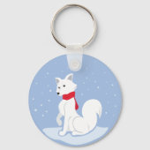 Arctic Fox Sleutelhanger (Voorkant)