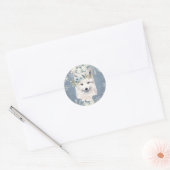 Arctic Fox Snowflake Stickers (Envelop)