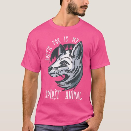 Arctic Fox Spirit Animal Antarctica White Arctic F T-shirt (Voorkant)
