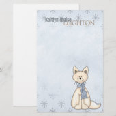 Arctic Fox - Stationery Briefpapier (Voorkant / Achterkant)