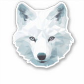 Arctic Fox Sticker (Voorkant)