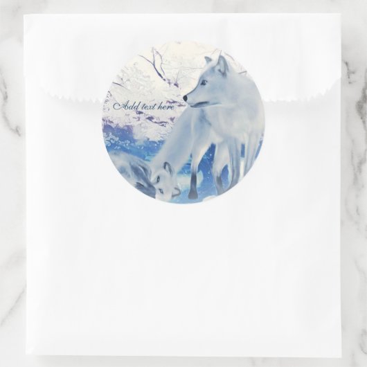 Arctic fox stickers (Tas)