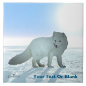 Arctic Fox Tegeltje (Voorkant)