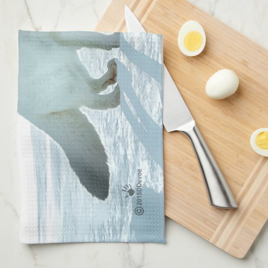 Arctic Fox Theedoek (Quarter Fold)