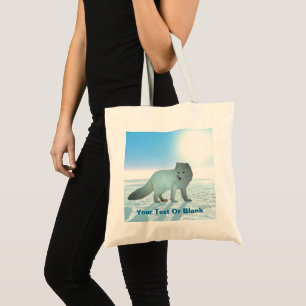 Arctic Fox Tote Bag