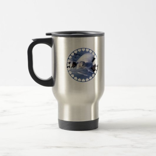 Arctic Fox Travel Mug Reisbeker (Links)