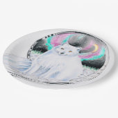 Arctic Fox Waterverf Ink Papieren Bordje (Gekanteld)