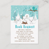 Arctic Fox Winter Wonderland Book Request Informatiekaartje (Voorkant)