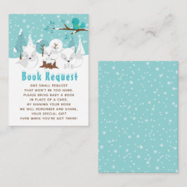 Arctic Fox Winter Wonderland Book Request Informatiekaartje