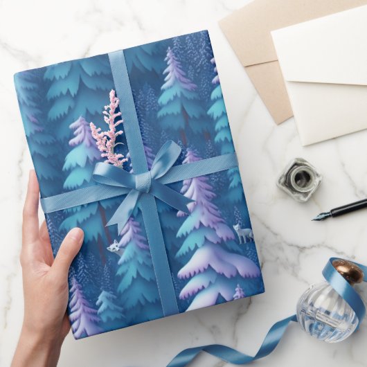 Arctic Fox Wonderland Cadeaupapier (Geschenken)