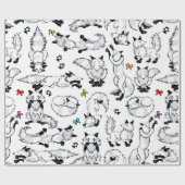 Arctic Fox Wrapping Paper - Kies uw achtergrond Cadeaupapier (Vlak)