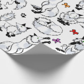 Arctic Fox Wrapping Paper - Kies uw achtergrond Cadeaupapier (Hoek)