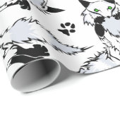 Arctic Fox Wrapping Paper - Kies uw achtergrond Cadeaupapier (Rol Hoek)