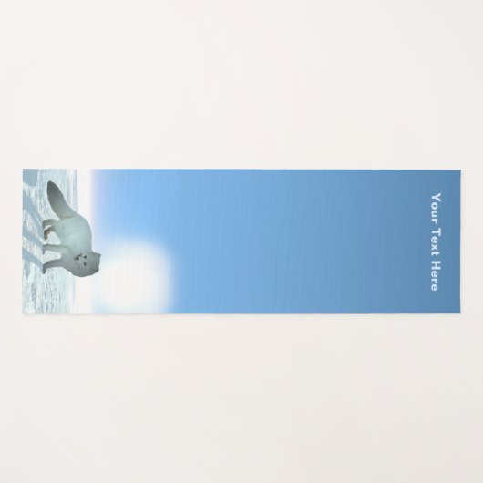 Arctic Fox Yogamat (Voorkant (horizontaal))