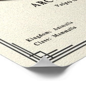 Arctic Fox Zoology Series Poster (Hoek)