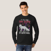 Arctic Foxes Heart Valentine's Day Animal For Wome T-shirt (Voorkant volledig)