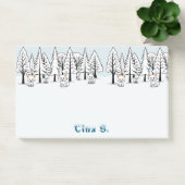 Arctic Foxes - Winterlandschap - Snowy text Post-it® Notes (Kantoor)