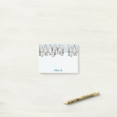 Arctic Foxes - Winterlandschap - Snowy text Post-it® Notes (Op bureau)