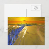 Arctic Fractal Glacier Briefkaart (Voorkant / Achterkant)