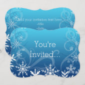 Arctic Frozen Snowdrift Personated Kaart (Voorkant / Achterkant)