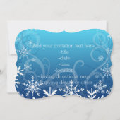 Arctic Frozen Snowdrift Personated Kaart (Achterkant)